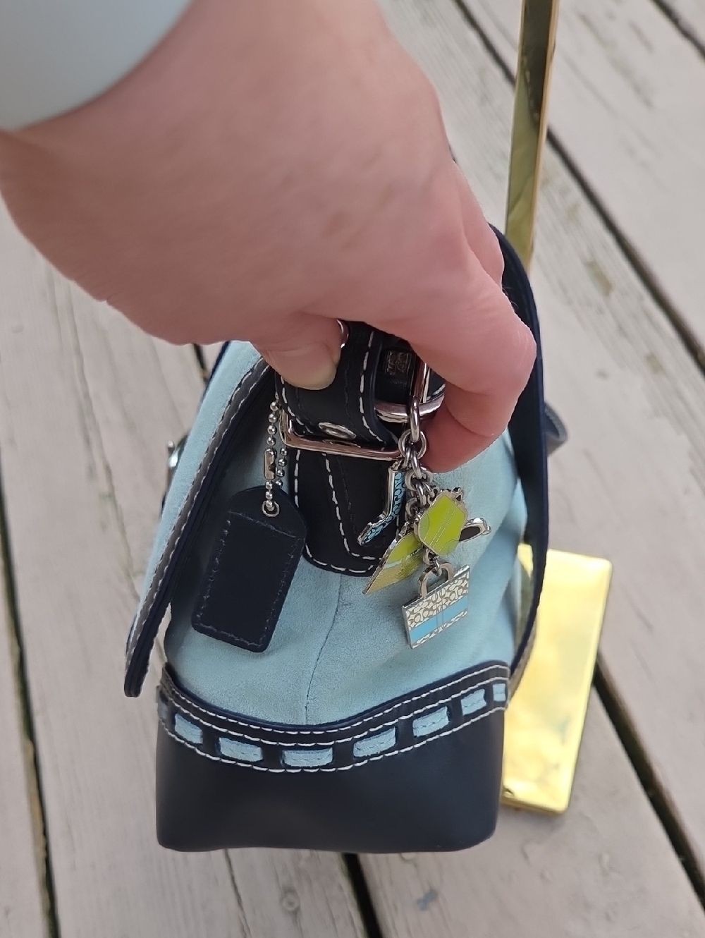 Coach Y2k Soho Suede Flap F11205 2007 Crossbody $599 Estimated Retail EUC - Picture 5 of 16